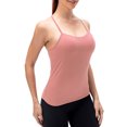 thumbnail image 1 of Camisola de mujer con sujetador Chaleco deportivo Correas de hombro espaguetis Cami sólido Yoga Tops Abanopi Chaleco de mujer, 1 of 7