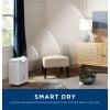GE® 50 Pint Portable Dehumidifier with Built-in Pump and Smart Dry for Wet Spaces ADHE50PWF in White