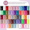 thumbnail image 3 of Kit de esmaltes de uñas en gel JODSONE, 60 unidades, con base y capa superior con luz UV, 3 of 9