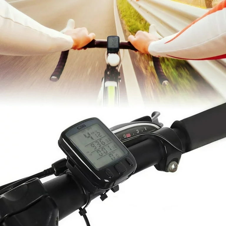 Bike Speedometer LCD Digital Wired Odometer Wireless Bike Computer Bike Lights Kids Road Bike Gear Kids Bike Headlight Sole Things for Bikes Electric Chopper Bike Small Saddle Bags Folding Electric Wa...