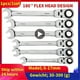 thumbnail image 2 of Llave combinada de trinquete de doble cabezal de 6 mm, 7 mm, 8 mm, 9 mm, 10 mm y 11 mm, llave de boca de liberación rápida, 2 of 5