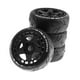 thumbnail image 3 of 4 llantas y neumáticos de cubo de coche RC 1:8 1:7 de goma para coche Rc Road Negro, 3 of 7
