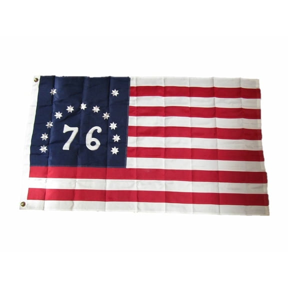 3x5 Embroidered Bennington 1776 600D 2ply Nylon Flag 3'x5' (A1)