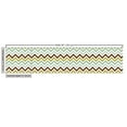 thumbnail image 3 of Chevron Fabric by the Yard, Pixel Shaped Zigzag Stripes with Distressed Look Geometric Waves, Upholstery Fabric for Dining Chairs Home Decor Accents, Olive Green Seafoam by Ambesonne, 3 of 5