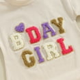 thumbnail image 6 of Bagilaanoe Newborn Baby Girl Boy Rompers Letter Embroidery Short Sleeve Bodysuits 3M 6M 12M 18M Infant Casual One Piece Short Jumpsuit, 6 of 7