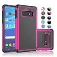 thumbnail image 1 of 5.8" Galaxy S10e Case, Galaxy S10e (2019) Case, Njjex [Shock Absorption] Dual Layer Hybrid Armor Defender Protective Case Cover for Smamsung Galaxy S10e 5.8" (2019) -Hot Pink, 1 of 4