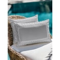 thumbnail image 4 of Outdoor Pillows Waterproof, Grey Boho Bedding Throw Pillows with Insert for Couch Sofa Bed, Modern Geometric Bohemia Abstract Textured 12x20 Inch Pillowcases Decorative Camping Patio Pillow Set of 1, 4 of 8