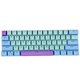 thumbnail image 1 of Maíz 61 Diseño de teclas Perfil OEM PBT Capas gruesas para el 60% de teclado mecánico para RK61, Ganss Alt61, IKBC Poker, Anne Pro, GH60, Iqunix F60 (Purple Indigo), 1 of 2