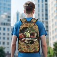 thumbnail image 3 of KUIFORTI Fish Camouflage Print Kids Bookbag Large Capacity Boys School Backpack with Front Pockets Adjustable Straps for Elementary Primary Middle Back to School Supplies, 3 of 7