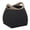 Black, variant on Household Essentials Handled Basket, Two Tone Seagrass and Paper Rope