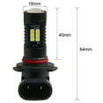 thumbnail image 3 of 2x High Quaity 360  degree Beam Angel 21SMD LED Bombillas de lámpara de Conducción Antiniebla Bajo de Energía, 3 of 7