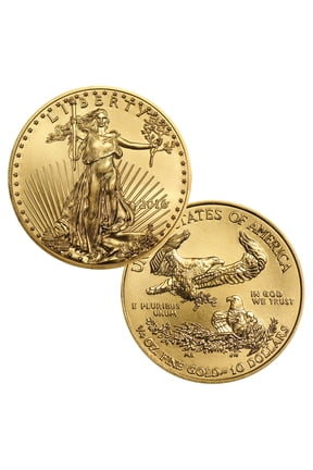 USA $10 1/4oz Gold American Eagle Coin - Brilliant Uncirculated Random Date