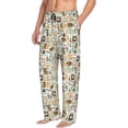 thumbnail image 6 of Logiee books Print Pajama Pants for Men,Men’s Pajama Bottoms,Mens PJ Pants with Pockets & Button Fly-Small, 6 of 6