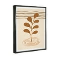 thumbnail image 4 of Stupell Industries Contemporary Earthy Leaf Botanical & Floral Painting Black Floater Framed Canvas Art Print Wall Art, 25 x 31, 4 of 10
