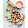 thumbnail image 3 of Easter Bunny Eggs Kitchen Dish Towels for Drying Dishes Set of 2, Spring Tulip Flowers Leaves Rustic Green Waffle Weave Microfiber Hand Tea Bathroom Towels Quick Dry & Absorbent Towel 12x12, 3 of 7