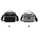 thumbnail image 5 of Minnieouse Fiambrera portátil, bolsa térmica de algodón perlado, bolsas enfriadoras de alimentos, aislamiento, Picnic, Bento, contenedor de Bolsas de mensajero y de hombro Gris Minnieouse AP012752-02, 5 of 6