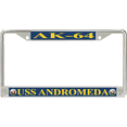 thumbnail image 1 of USS Andromeda AK-64 License Plate Frame, 1 of 1