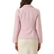 thumbnail image 3 of BLAZER DE TWEED PARA MUJER CON CUELLO CON MUESCA Y MANGAS LARGAS, ELEGANTE Y CASUAL DE OTOÑO, TALLA XS, ROSA, 3 of 6