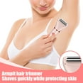 thumbnail image 4 of TiokMc 2-in-1 Bikini Trimmer for Women, Electric Razor Kit Cordless Waterproof Body Hair Trimmer for Face, Arms, Legs, Bikini, Underarm, White, 4 of 7