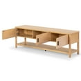 thumbnail image 3 of Safavieh Jaylessa Solid Wood 3 Door Tv Stand in Natural, 3 of 14