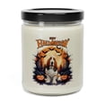 thumbnail image 3 of Mummy Basset Hound Happy Halloween with Pumpkins Bats Spooky Fun Soy Wax Candle Bassets Dog Breed Lovers Gifts Idea 9oz White Birch & Black Pepper Candle - 00019, 3 of 5