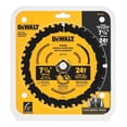 thumbnail image 1 of Disco Sierra Carburo 7 1/4 In X 5/8 In Con 24 Dientes Dewalt DeWalt DWA171424, 1 of 3