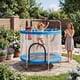 thumbnail image 5 of Trampolín Infantil de 55 Pulgadas – Certificado – Mini Trampolín con Red de Seguridad – 181 kg – Ajustable – Interior y Exterior, 5 of 7