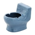 thumbnail image 2 of YingYouFu Toilet Shaped Ashtray, Ceramic Batshroom Desktop Novelty Decor, Funsny Men's Gift For , Office Home Conversation Piece, Blue, 2 of 6