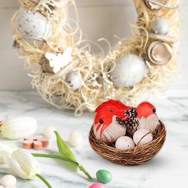 Nido Pájaros Decorativo Nido Decorativo Pascua 6cm - Antiaarañazos Para Manualidades Y Decoración Primaveral Decoracion Primavera