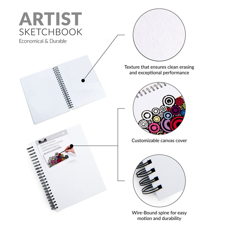 Essentials Canvas Cover Sketchbook 8.3x11.7