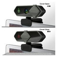 thumbnail image 3 of 4K Full HD 1080P Webcam with Microphone and Privacy Cover - 90° View USB Computer Camera ,Easy to Install, 3 of 5