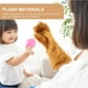 thumbnail image 2 of 1pc Creative Bear Palm Glove Guante de peluche Guante caliente Party Prop (Brown), 2 of 5