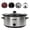 Silver-gray, variant on Homecookin 7qt Manual Slow Cooker with Detachable Ceramic Inner for Family Diet-Black