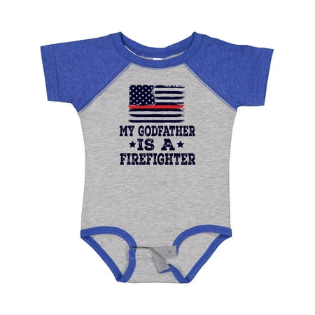 

Inktastic Firefighter Godfather Fireman Gift Baby Boy or Baby Girl Bodysuit