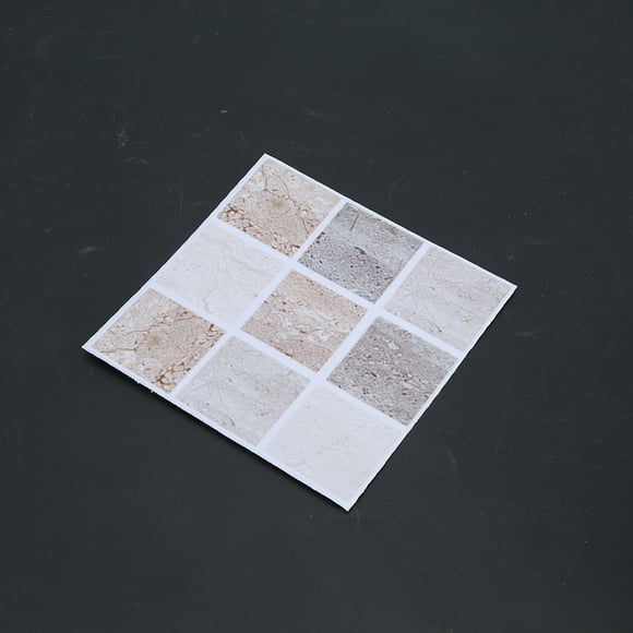 18Pcs Mosaic Tile Transfer, Waterproof Tile Sticker Mosaic Self Adhesive Stick Self Adhesive DIY Backsplash Stick on Wall Tiles for Kitchen and Bathroom
