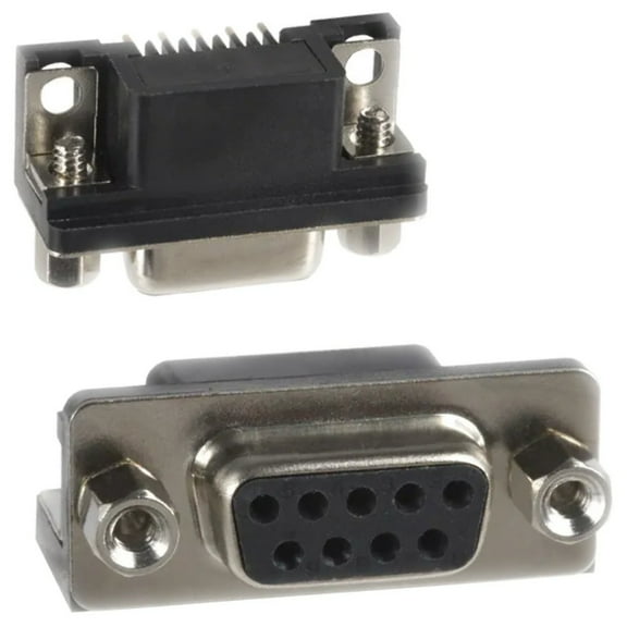Pack of 2 182-009-213R181 Connector 9 Position D-Sub Receptacle, Female Sockets :Rohs