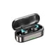 thumbnail image 1 of Moyic Auriculares inalámbricos compatibles con Bluetooth, impermeables, resistentes al sudor, portátiles, manos libres, estéreo, con Cables de audio/vídeo Cara sonriente, 1 of 6