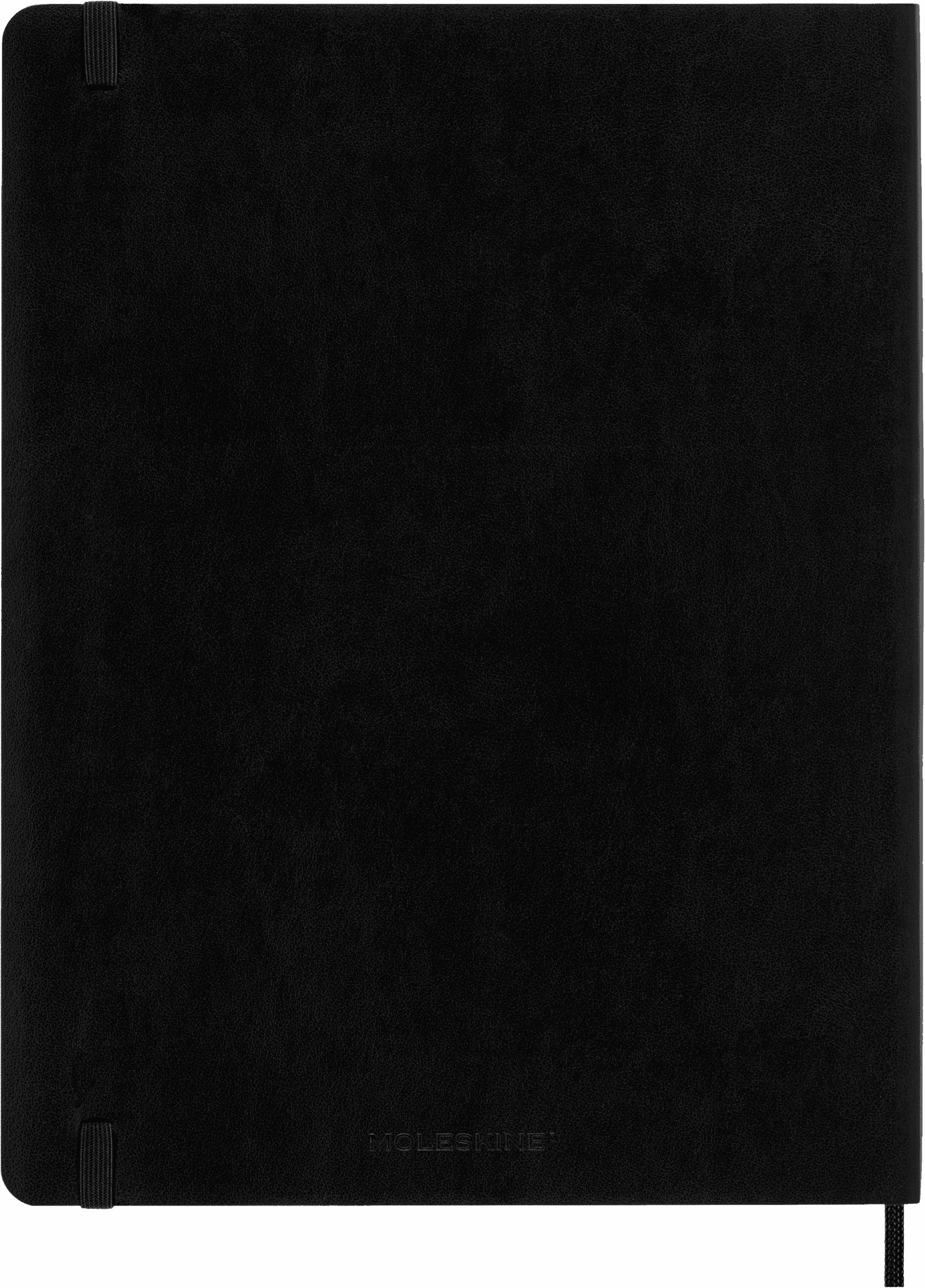 Moleskine Classic Notebook, Soft Cover, XL (7.5" x 9.75"), Plain, Black