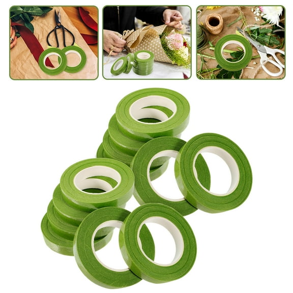 UPGRATOR 12 Rolls Floral Tape for Florist Wrap and Flower Supplies