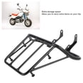 thumbnail image 3 of Motorcycle Rear Luggage Rack, Long Durability Rear Cargo Carrier Rack Extra Space Safe Support Enhance Road Safety  for Monkey Baja Z50 Z50R Mini Trail Bike, 3 of 7