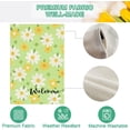 thumbnail image 3 of Spring Summer House Flag Green Daisy Floral Large Yard Flag for Outside 28 X 40 Inch Double Sided Burlap Outdoor Porch Decor, 3 of 4