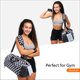 thumbnail image 3 of Bolsa de gimnasio unisex con diseño superior, compartimento para zapatos y bolsillo húmedo, 3 of 8