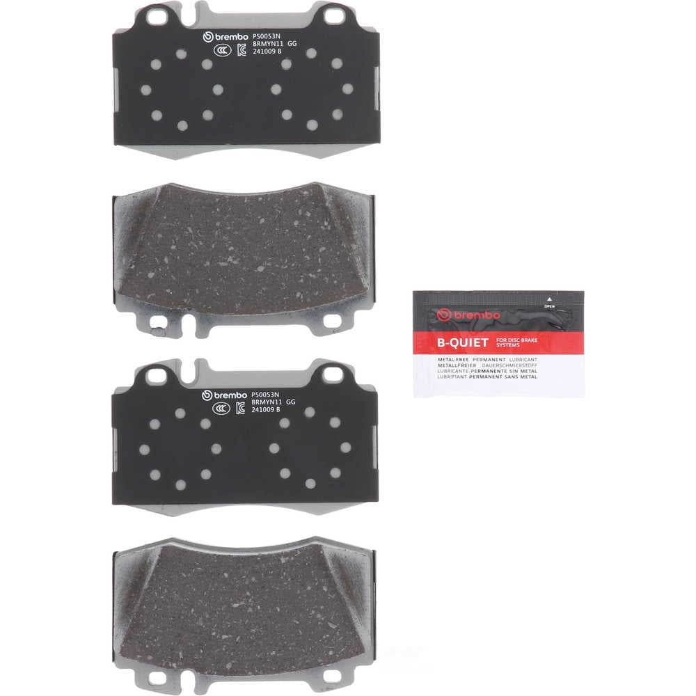 Brembo P50053N NAO BRAKE PADS Fits select: 2006 MERCEDES-BENZ E 350 WAGON, 2007-2009 MERCEDES-BENZ E 350