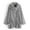 Gray, variant on AOOCHASLIY Women Winter Coat Women Casual Solid Turtleneck Big Pockets Cloak Vintage Oversize