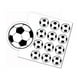 thumbnail image 1 of 40 Uds. De pegatinas de fútbol para niños, decoración para tartas de cumpleaños, disco redondo con balones de fútbol pequeños, 3cm, 3 estilos al azar, 1 of 5