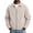Beige, variant on Mens Ribbed Corduroy Zip Up Jacket Casual Lapel Collar Outerwear Relaxed Fit Fall Wear