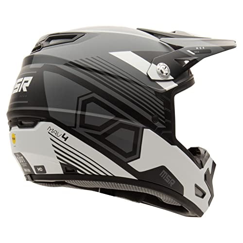 MSR Mav4 Sensor Helmet w/MIPS (Small, White/Black) Motorcycle Dirt Bike Off Road