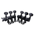 thumbnail image 2 of 6x Lock String Tuning Key Pegs , Gear Ratio 1:18, Metal Alloy Guitar String Tuning Pegs Machine Head para Guitarra Eléctrica, Folk, Acústica Chr Negro 6L Baoblaze clavijas, 2 of 8