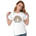 thumbnail image 3 of Christmas Lights Merry and Bright Womens Fitted Plus Size Graphic Tee Brisco Brands 3X, 3 of 5