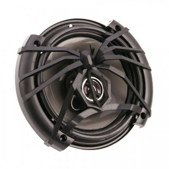 Soundstream AF.653 Arachnid Full Range 6.5" 3-Way 300W Speakers,Black and Silver